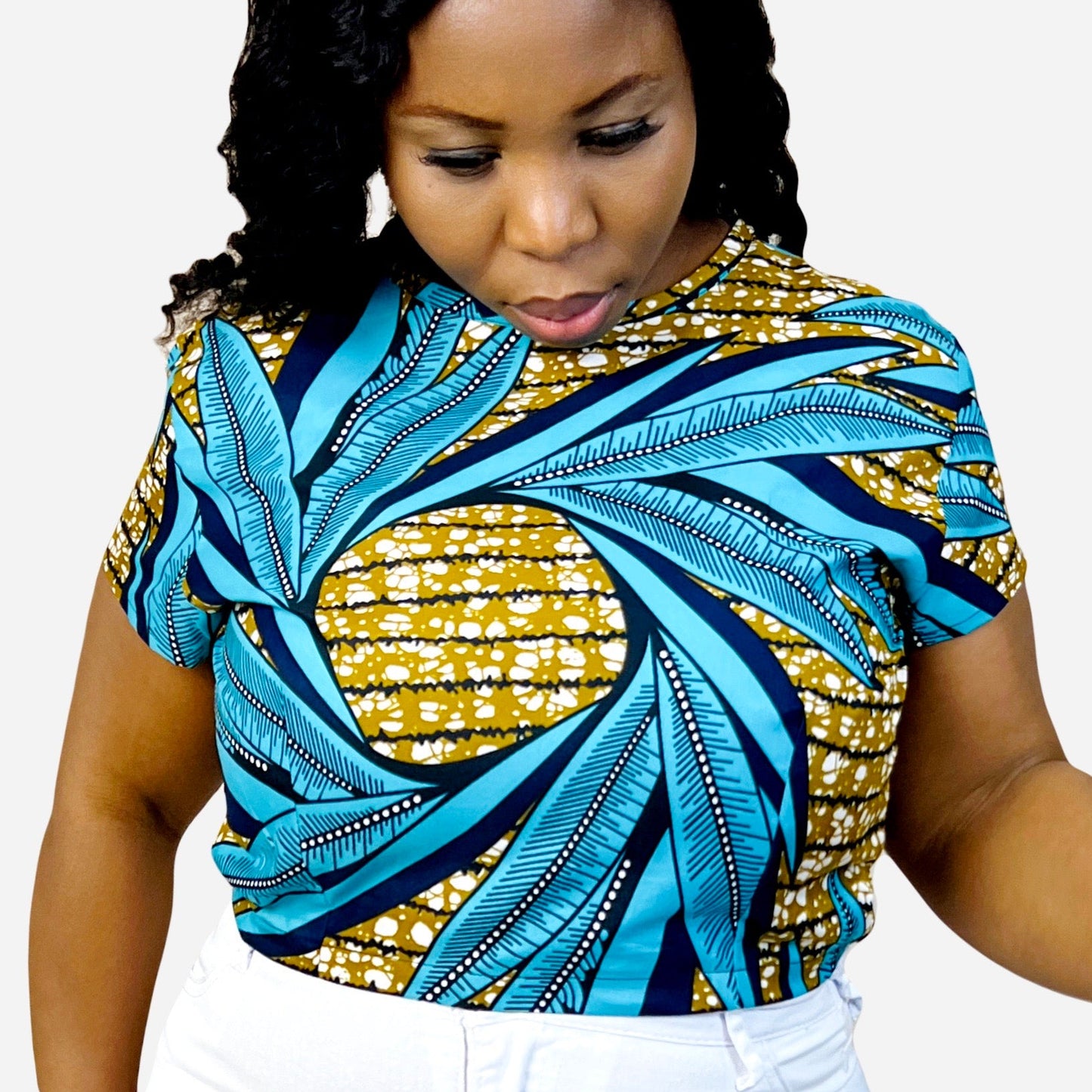 African Print Ankara Croptop